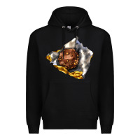Black chocolate package Premium Hoodie - AdoDesignShop