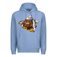 Colony Blue chocolate package Premium Hoodie - AdoDesignShop