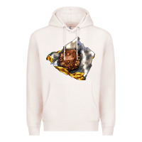 Pale Pink chocolate package Premium Hoodie - AdoDesignShop