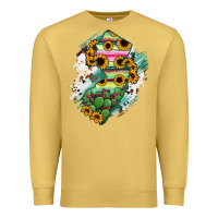 Antique Gold New jersey State Map Premium Sweatshirt - RanaPortraitStore