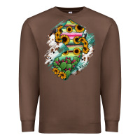 Chestnut New jersey State Map Premium Sweatshirt - RanaPortraitStore
