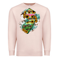 Pale Pink New jersey State Map Premium Sweatshirt - RanaPortraitStore