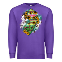 Purple New jersey State Map Premium Sweatshirt - RanaPortraitStore