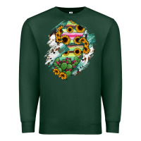 Sports Green New jersey State Map Premium Sweatshirt - RanaPortraitStore
