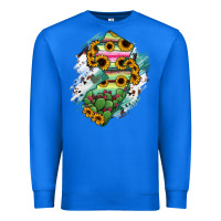 True Royal New jersey State Map Premium Sweatshirt - RanaPortraitStore