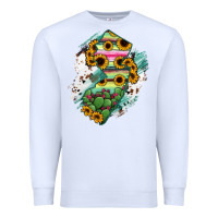 White New jersey State Map Premium Sweatshirt - RanaPortraitStore