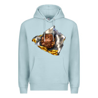 Blue Mist chocolate package Premium Hoodie - AdoDesignShop