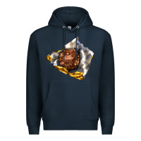 Navy chocolate package Premium Hoodie - AdoDesignShop