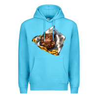 Ocean Blue chocolate package Premium Hoodie - AdoDesignShop