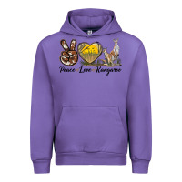 Tulip Peace Love Kangaroo Urban Hoodie - LillyAllenDesigns