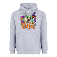 Heather Grey boo heifer Heavyweight Hoodie - Zillion Design Studio