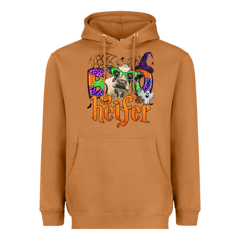 Boo Heifer Heavyweight Hoodie by Zillion Design Studio | Teevron