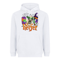 White boo heifer Heavyweight Hoodie - Zillion Design Studio