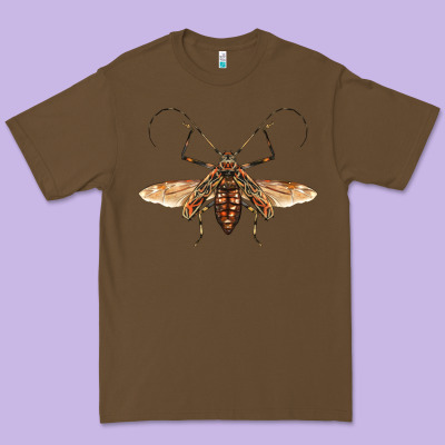 Acrocinus Beetle With Wings Premium Tee Designed By Lillyallendesigns