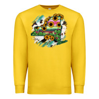 Lemon New York State Map Premium Sweatshirt - RanaPortraitStore