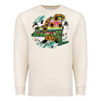 Sandshell New York State Map Premium Sweatshirt - RanaPortraitStore