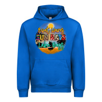 Cobalt boat waves sun rays lake days Urban Hoodie - NancyCooperArtShop