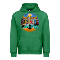Emerald boat waves sun rays lake days Urban Hoodie - NancyCooperArtShop