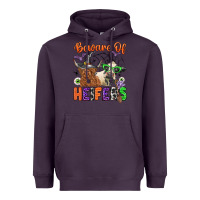 Plum beware of heifers Heavyweight Hoodie - Zillion Design Studio