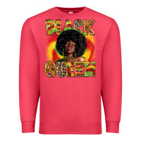 Cardinal Black queen juneteenth Premium Sweatshirt - Zillion Design Studio