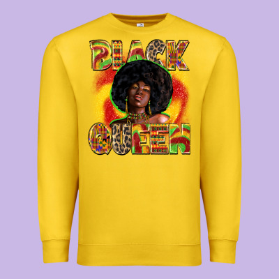 Black Queen Juneteenth Premium Sweatshirt Designed By Zillion Design Studio