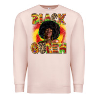 Pale Pink Black queen juneteenth Premium Sweatshirt - Zillion Design Studio