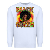 White Black queen juneteenth Premium Sweatshirt - Zillion Design Studio