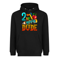 Black 2nd grade dude Heavyweight Hoodie - texasbilliewilder