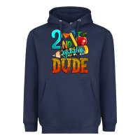 Navy 2nd grade dude Heavyweight Hoodie - texasbilliewilder