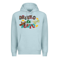 Blue Mist drinko de mayo with margarita and  sombrero Premium Hoodie - Artiststas