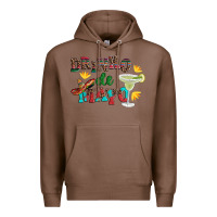 Chestnut drinko de mayo with margarita and  sombrero Premium Hoodie - Artiststas