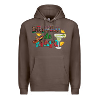 Coffee drinko de mayo with margarita and  sombrero Premium Hoodie - Artiststas