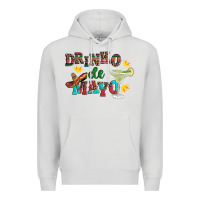 Dove Grey drinko de mayo with margarita and  sombrero Premium Hoodie - Artiststas