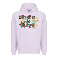 Lilac drinko de mayo with margarita and  sombrero Premium Hoodie - Artiststas