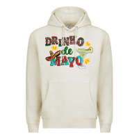 Oatmeal Heather drinko de mayo with margarita and  sombrero Premium Hoodie - Artiststas