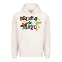 Pale Pink drinko de mayo with margarita and  sombrero Premium Hoodie - Artiststas