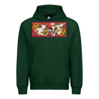 Forest Green ladybug gnomies license plate template Urban Hoodie - BarkalooDesign