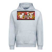 Heather Grey ladybug gnomies license plate template Urban Hoodie - BarkalooDesign