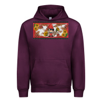 Mauve Wine ladybug gnomies license plate template Urban Hoodie - BarkalooDesign