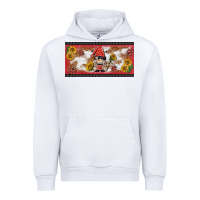 White ladybug gnomies license plate template Urban Hoodie - BarkalooDesign