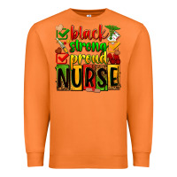 Carrot Black strong proud Nurse juneteeenth Premium Sweatshirt - Zillion Design Studio