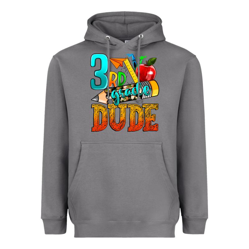 3rd Grade Dude Heavyweight Hoodie by texasbilliewilder | Teevron