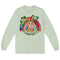 Matcha easter rabbit rainbow Long Sleeve Tee - BarkalooDesign
