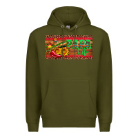 Army Green papa cito  license plate template Premium Hoodie - Artiststas