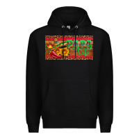 Black papa cito  license plate template Premium Hoodie - Artiststas