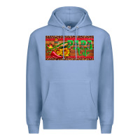 Colony Blue papa cito  license plate template Premium Hoodie - Artiststas