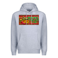 Heather Grey papa cito  license plate template Premium Hoodie - Artiststas