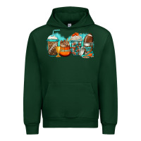 Forest Green American football coffee Urban Hoodie - Jasminsmagicworld