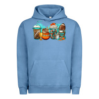 Pigment Pebble Blue American football coffee Urban Hoodie - Jasminsmagicworld