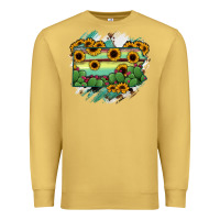 Antique Gold Pennsylvania State Map Premium Sweatshirt - RanaPortraitStore